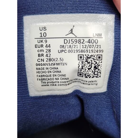 Nike Air Jordan 13 Retro Navy Brave Blue DJ5982-400 2022 Men’s Size 10 main image 11